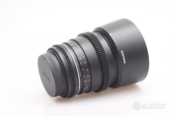 OBIETTIVO SAMYANG VDSLR 85 MM T1.5 MK 2. CANON - immagine 3