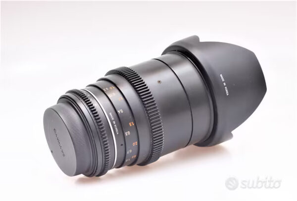 OBIETTIVO SAMYANG VDSLR 35 MM T1.5 MK 2. CANON. - immagine 3